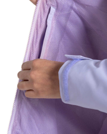 Parma Violet coloured Craghoppers Womens Solla Waterproof Jacket on white background 