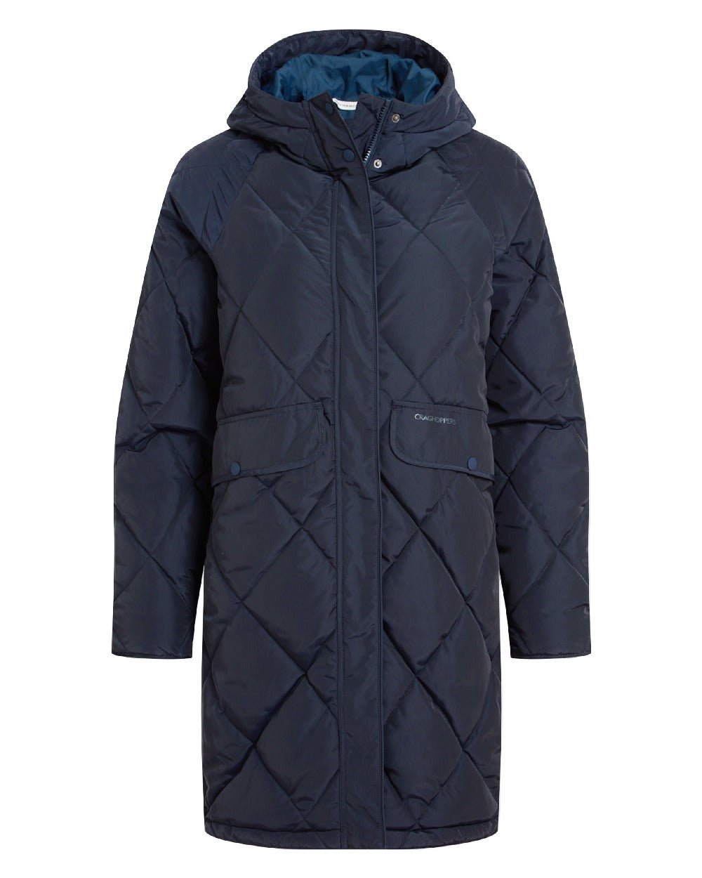 Dark Sapphire Coloured Craghoppers Womens Sweetgrass Jacket on white background 