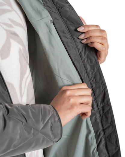 Nori Green Coloured Craghoppers Womens Sweetgrass Jacket on white background 