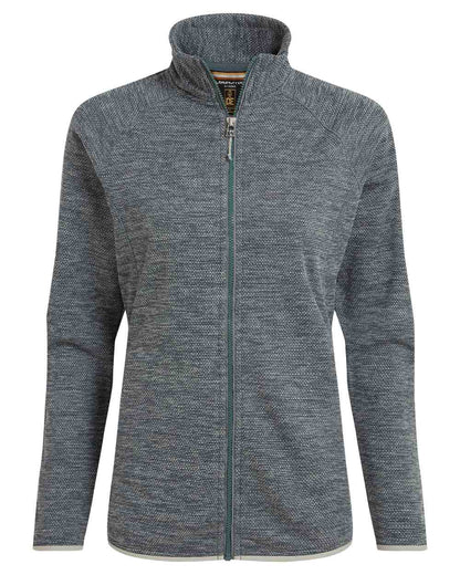 Storm Grey Marl coloured Craghoppers Womens Tarvos Full Zip Fleece on white background 