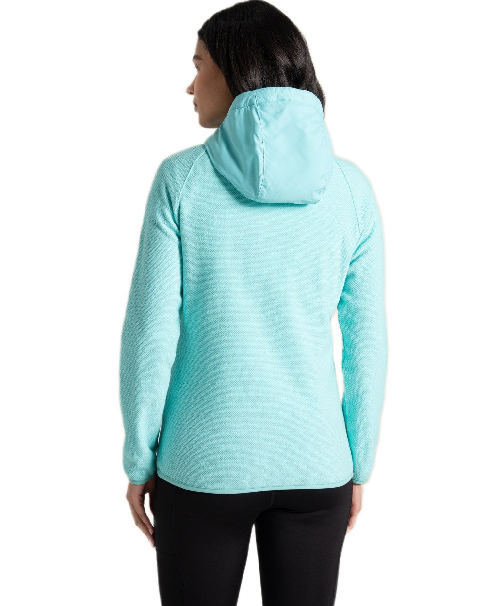 Aqua Sky coloured Craghoppers Womens Zayas Hybrid Insulating Jacket on white background 