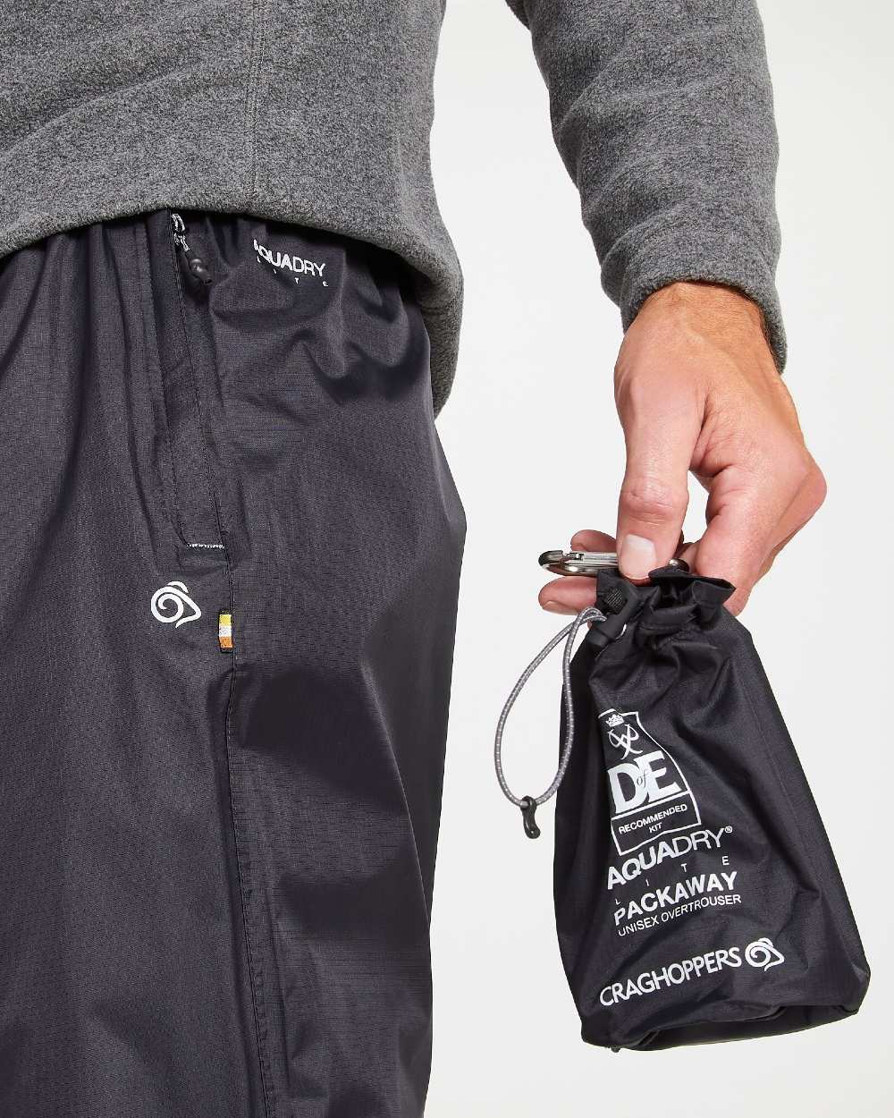 Craghoppers Ascent Waterproof Over Trousers in Black