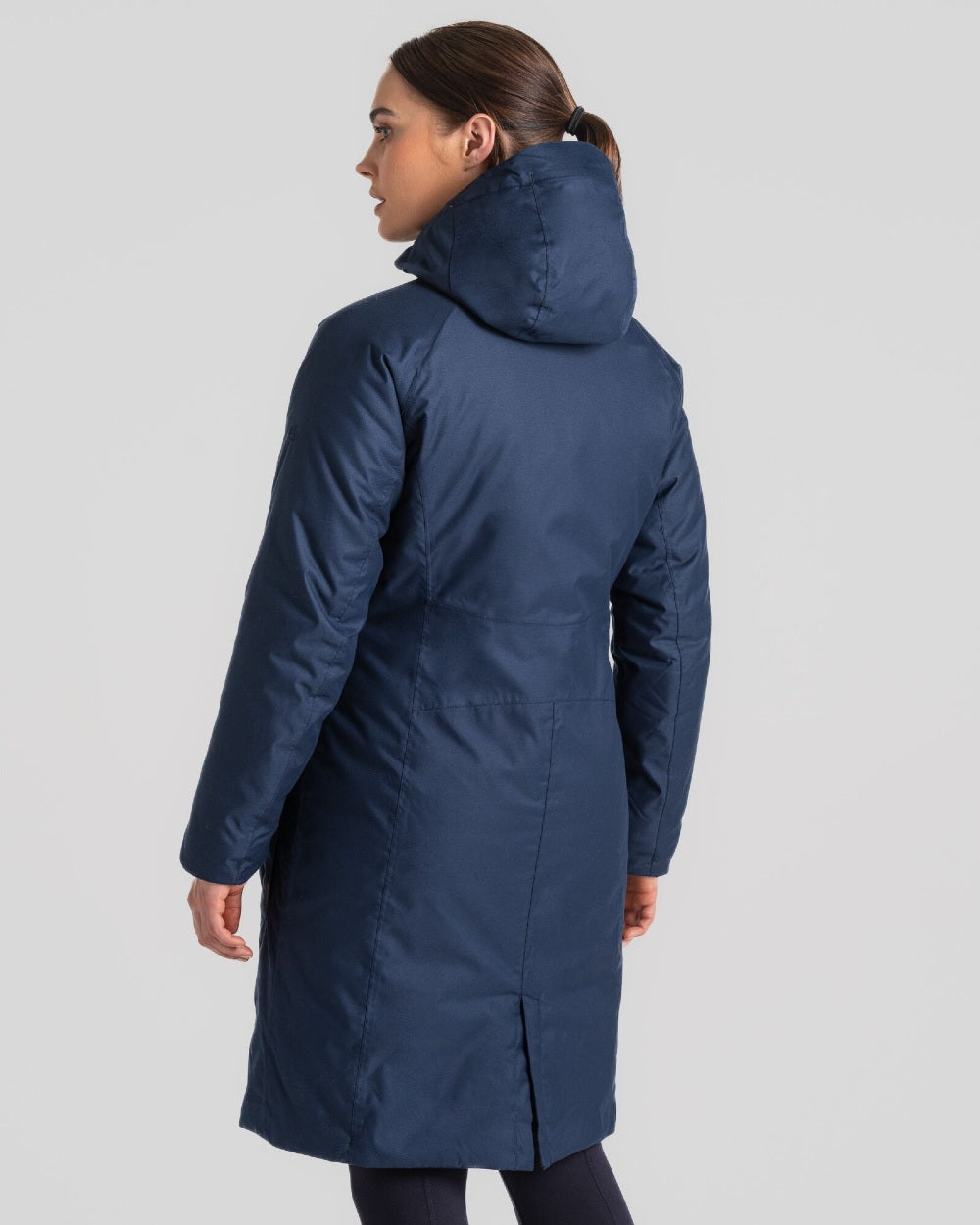 Craghoppers Caithness Long Waterproof Jacket in Blue Navy 