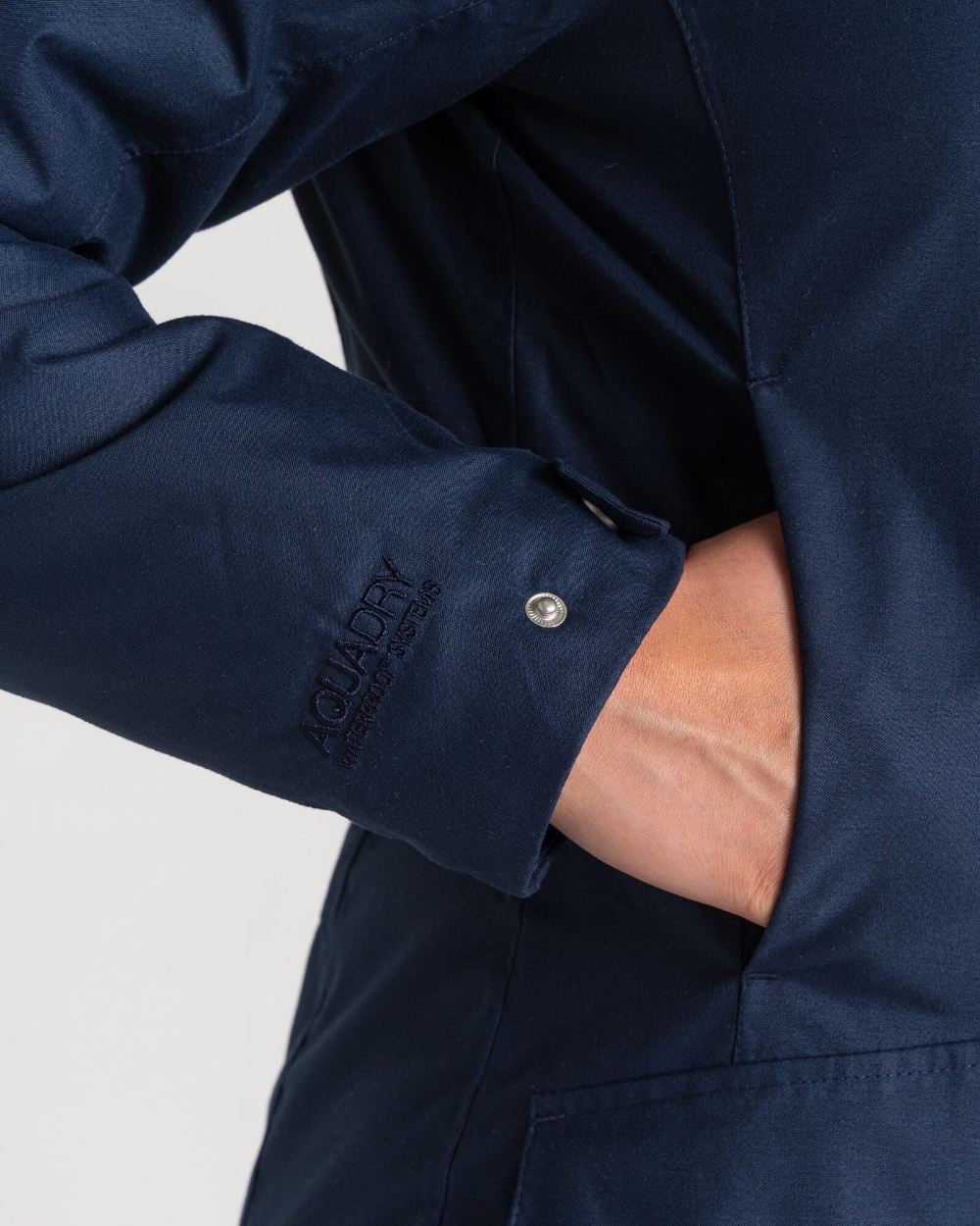 Craghoppers Caithness Long Waterproof Jacket in Blue Navy 