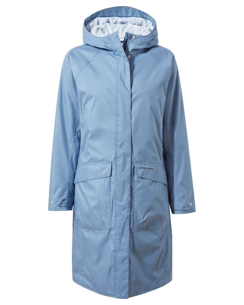 Craghoppers Caithness Long Waterproof Jacket in Teak Blue 