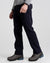 Dark Navy Coloured Craghoppers Mens Kiwi Pro II Trousers On A Grey Background #colour_dark-navy