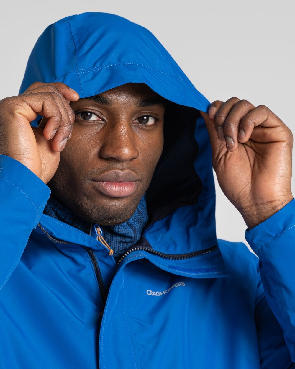 Craghoppers Mens Orion Waterproof Jacket in Bolt Blue 