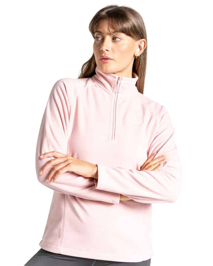 Craghoppers Womens Miska Half Zip Fleece in Pink Clay 