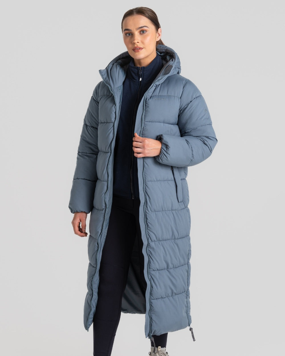 Craghoppers Womens Narlia Insulated Hooded Jacket in Winter Sky 