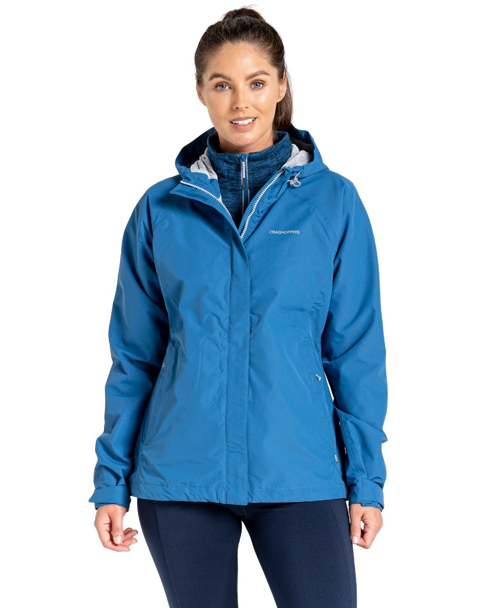 Craghoppers Womens Waterproof Orion Jacket in Yale Blue 