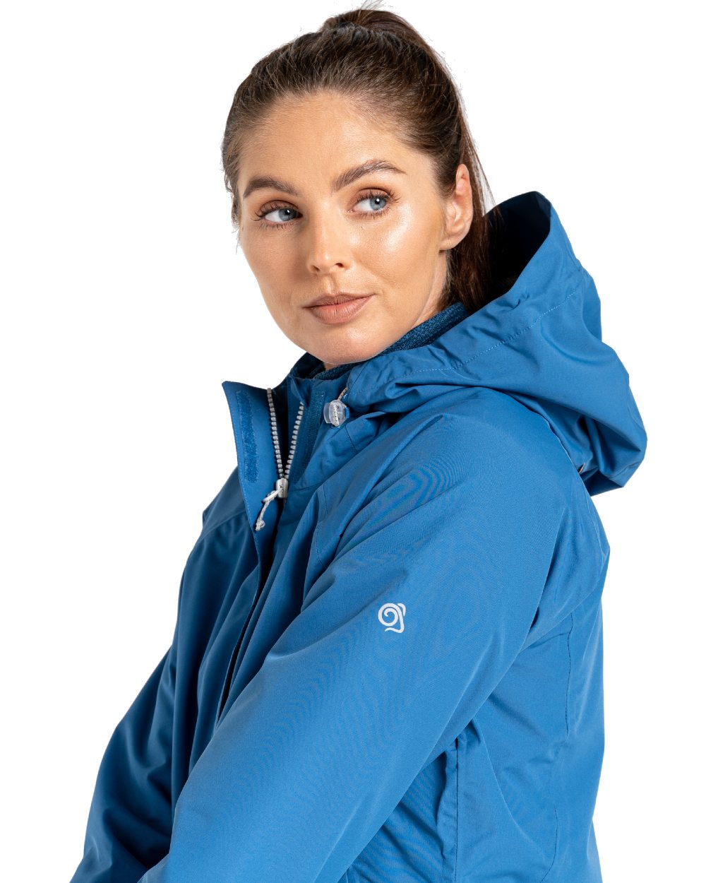 Craghoppers Womens Waterproof Orion Jacket in Yale Blue 