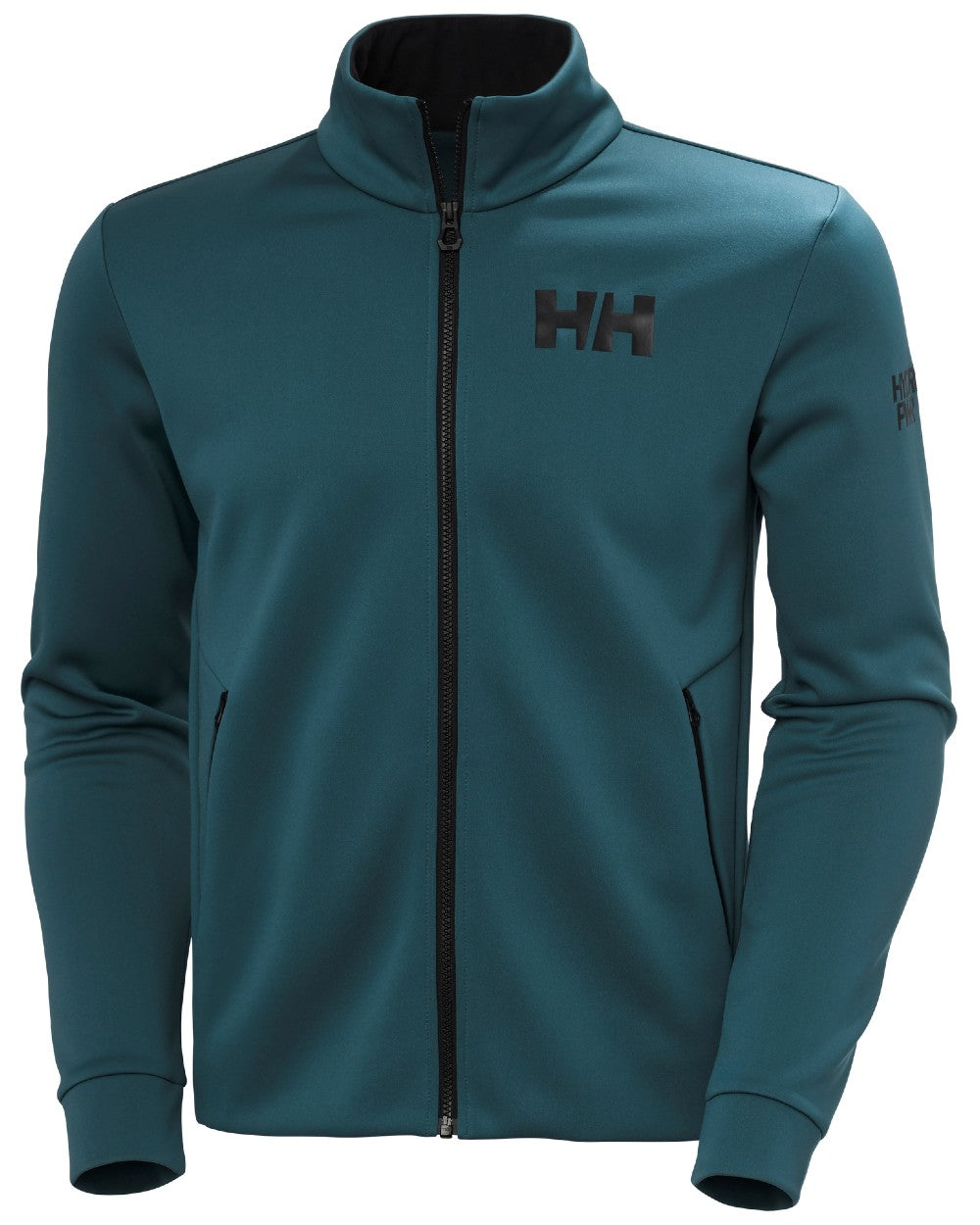 Dark Creek coloured Helly Hansen Mens HP Fleece Jacket 2.0 on white background 