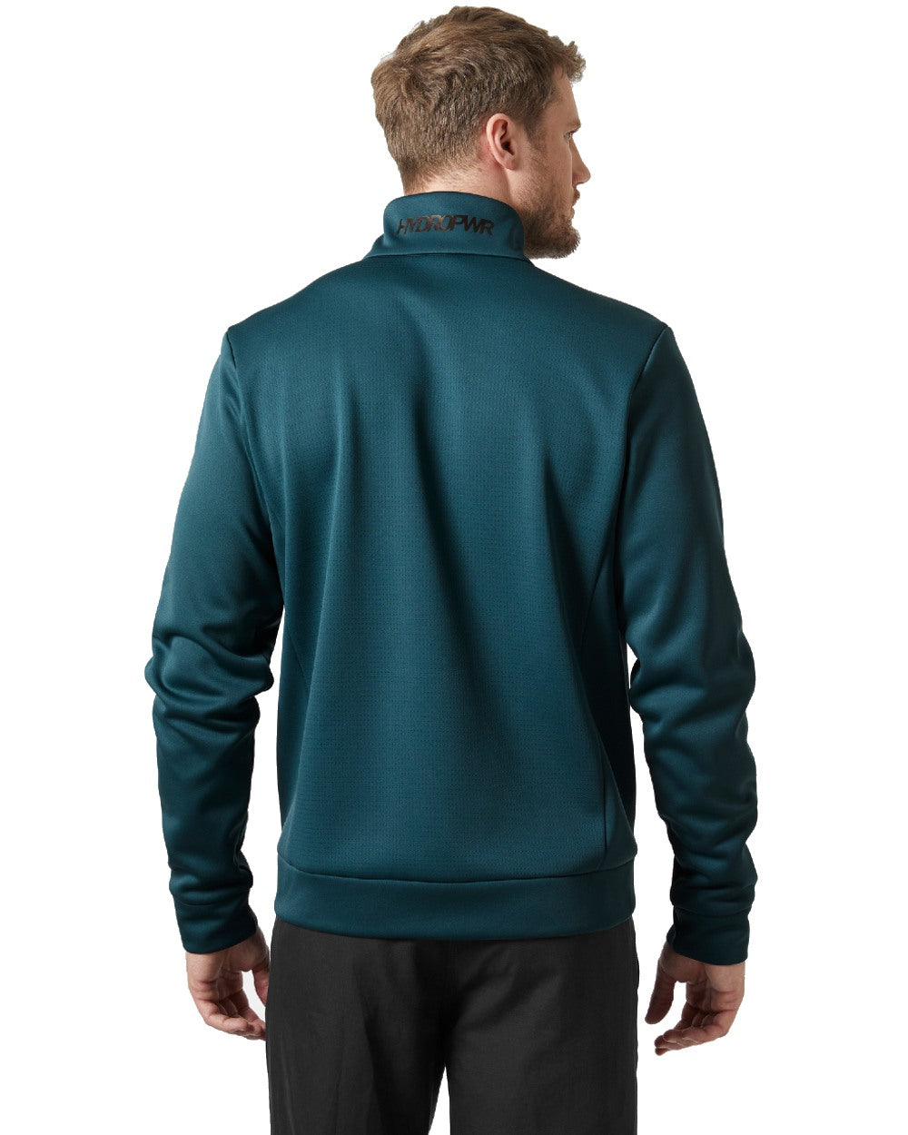 Dark Creek coloured Helly Hansen Mens HP Fleece Jacket 2.0 on white background 