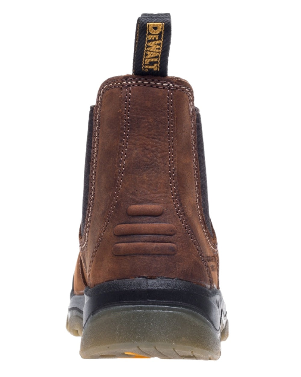Brown Coloured DeWalt Nitrogen Dealer Boots on white background 