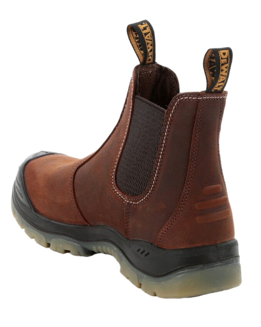 Brown Coloured DeWalt Nitrogen Dealer Boots on white background 