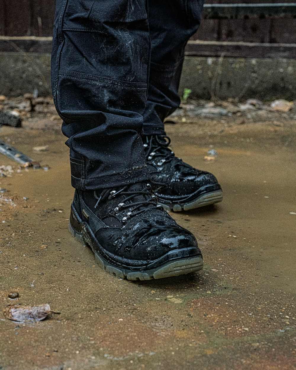 DeWalt Challenger Waterproof Safety Hiker Boots in Black 