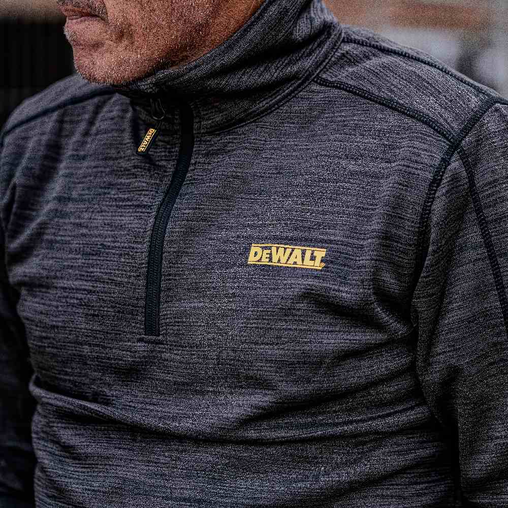 DeWalt Jonesborough Zip Through Mid Layer Fleece in Grey