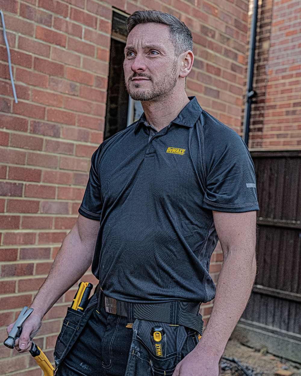 DeWalt Rutland Performance Polo Shirt in Black