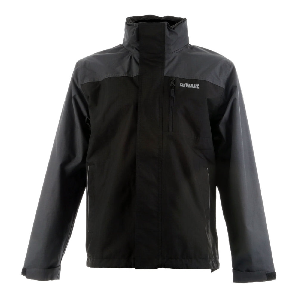 DeWalt Storm Waterproof Jacket in Grey/Black - Front