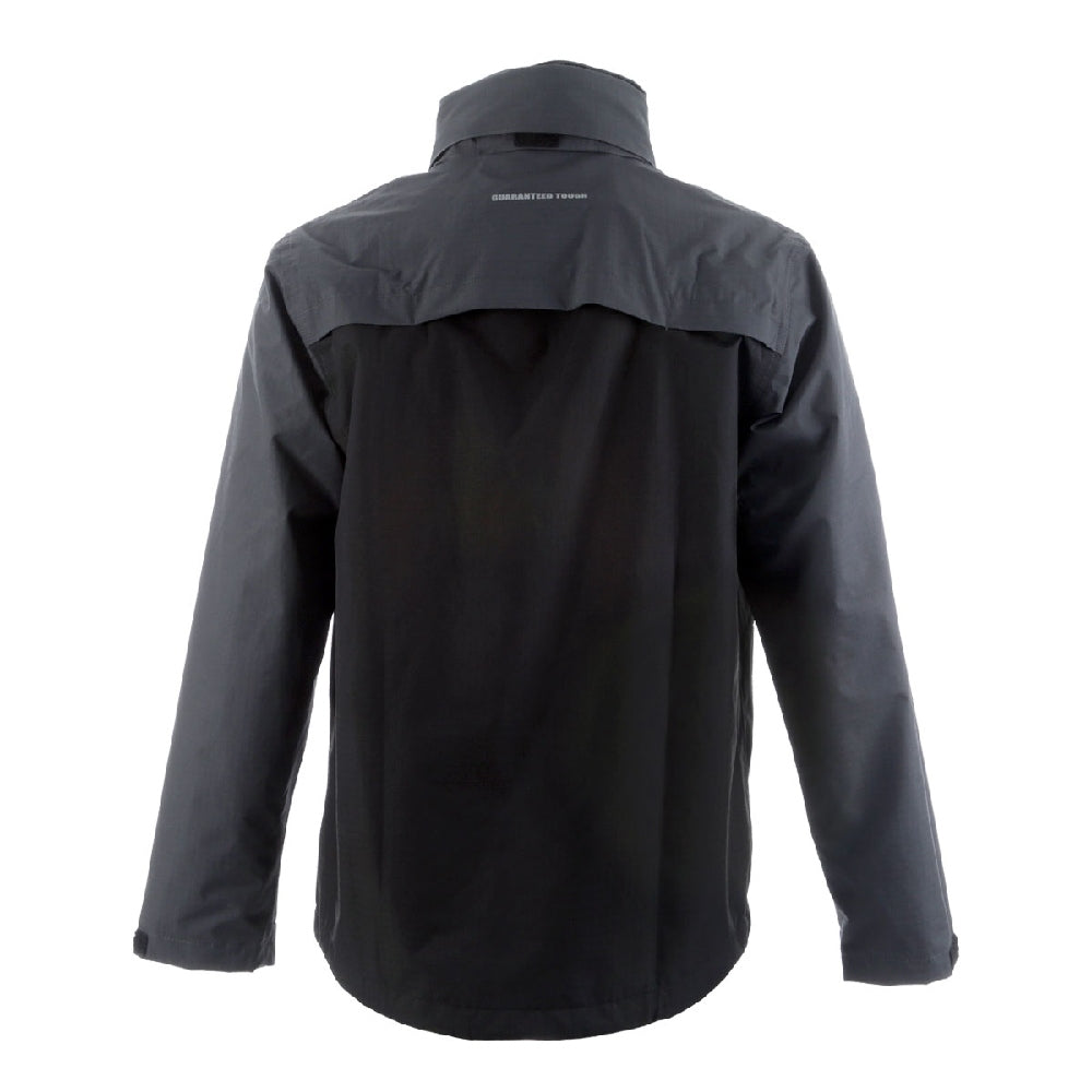 DeWalt Storm Waterproof Jacket in Grey/Black - Back