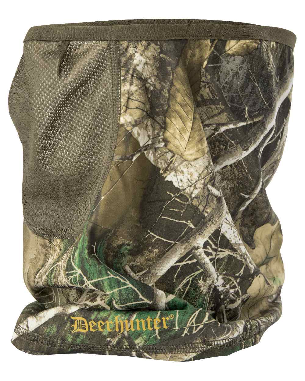 Realtree Adapt coloured Deerhunter Approach Face Mask on white background