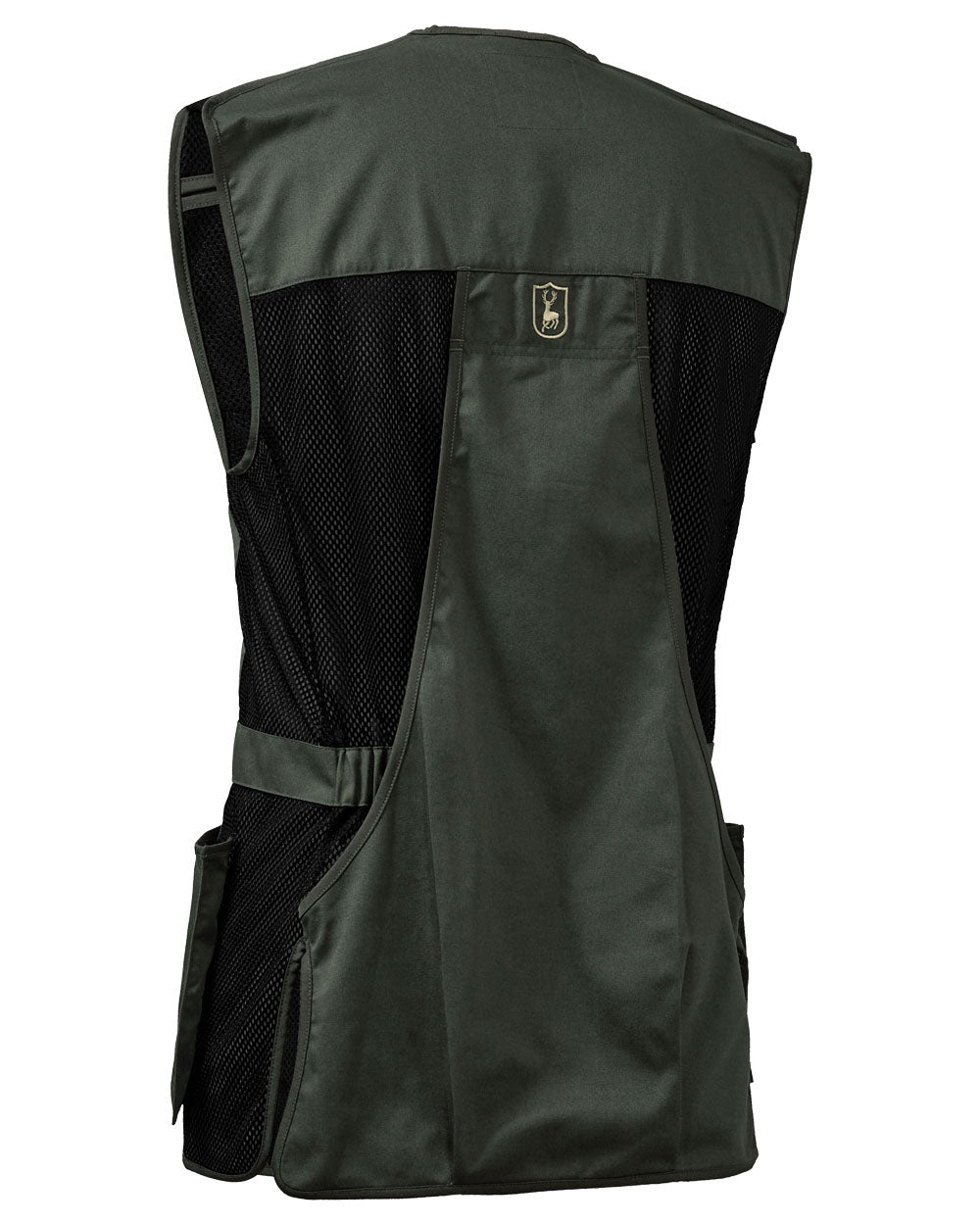 Timber coloured Deerhunter Atlas Mesh Shooting Waistcoat on White background 