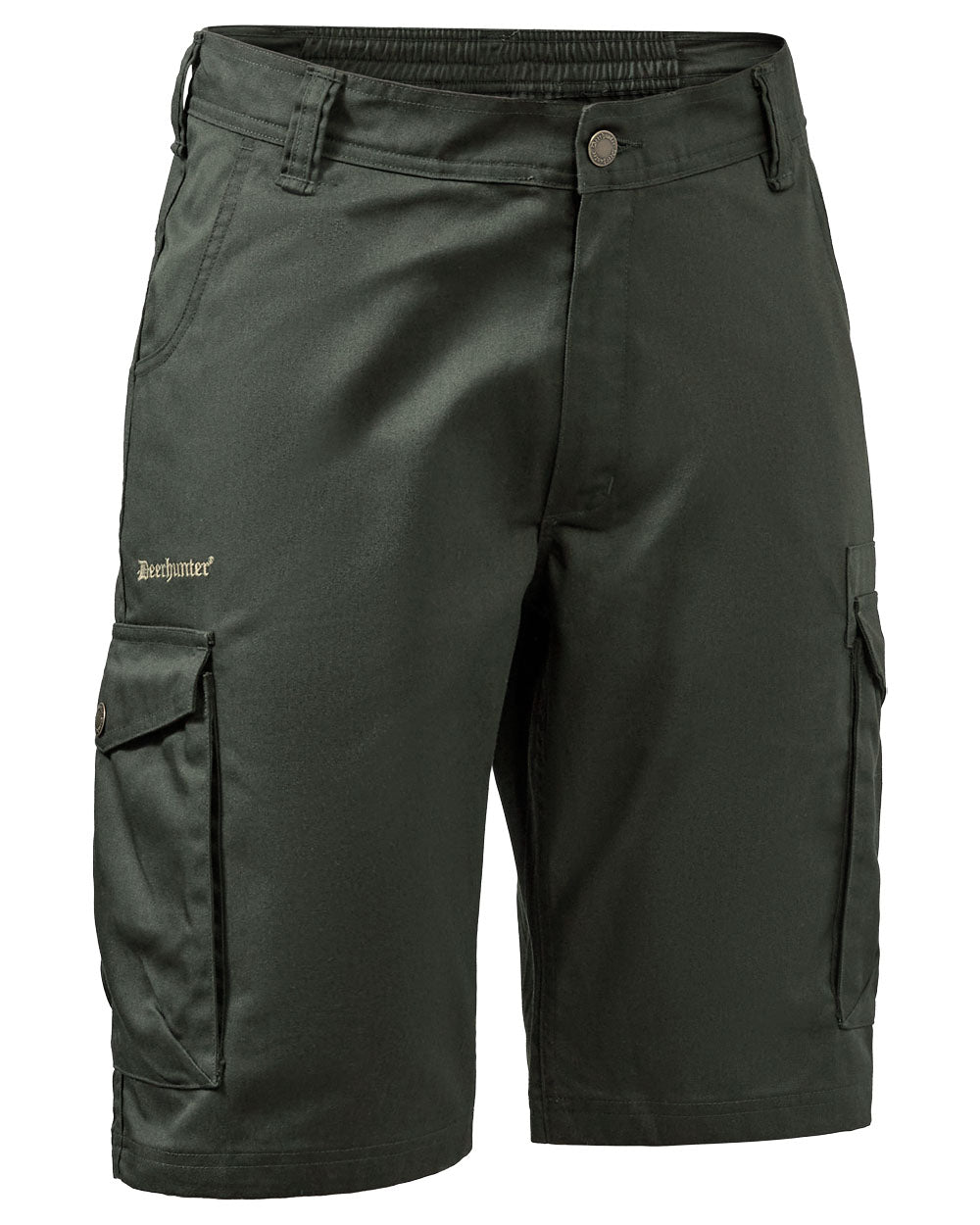 Timber coloured Deerhunter Atlas Shorts on White background 