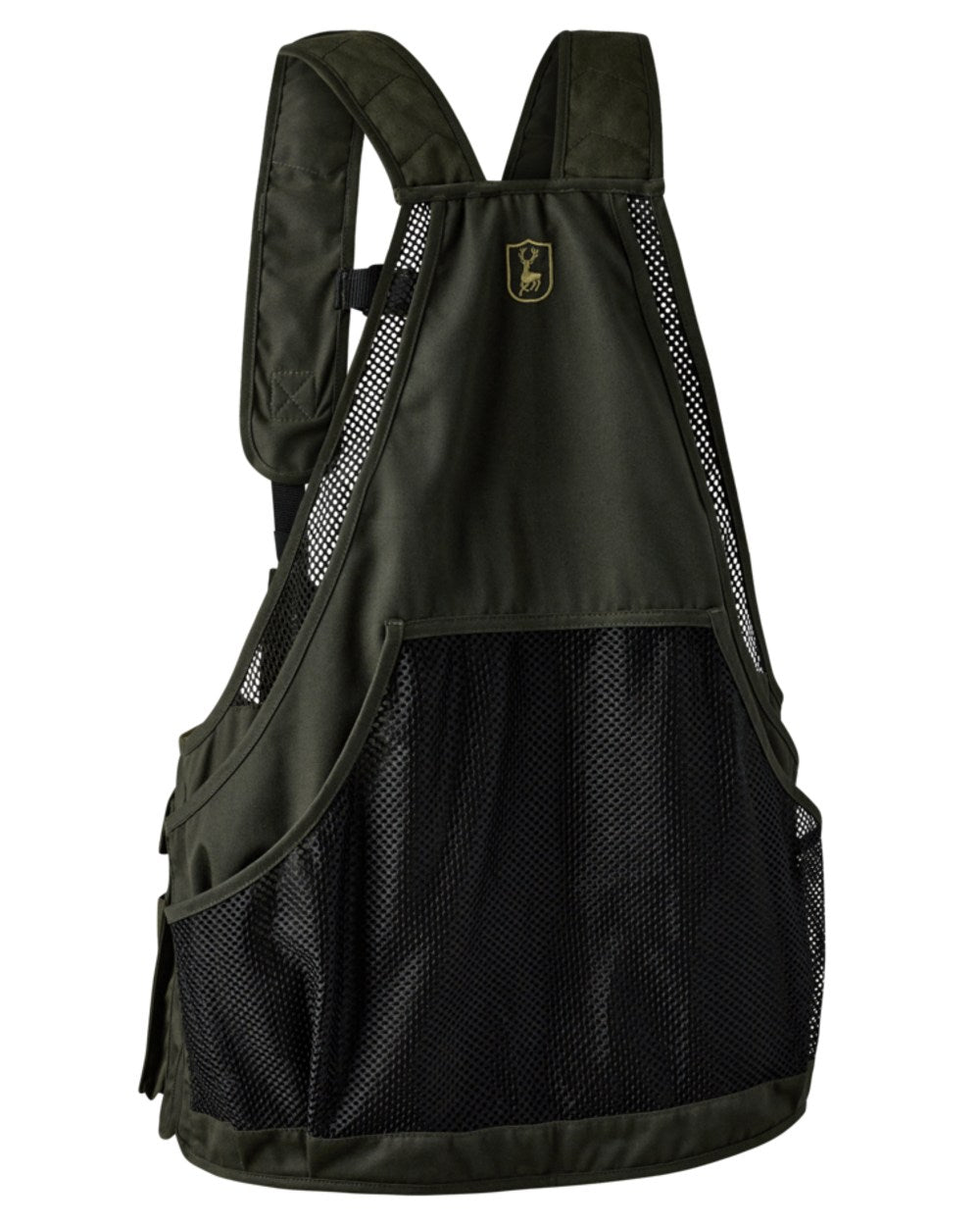 Timber coloured Deerhunter Atlas Waistcoat on white background 