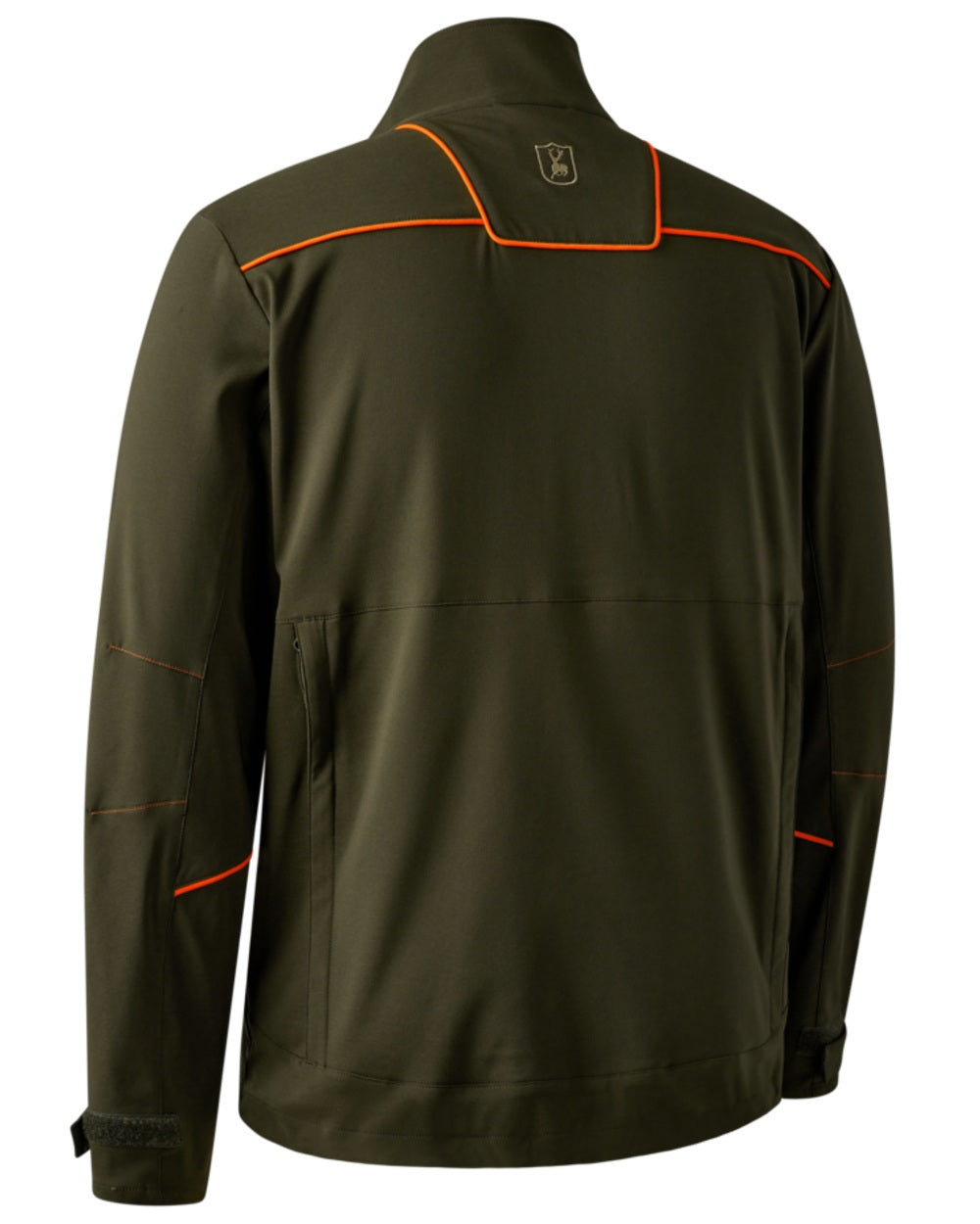Forest Green coloured Deerhunter Chamois Jacket on white background 