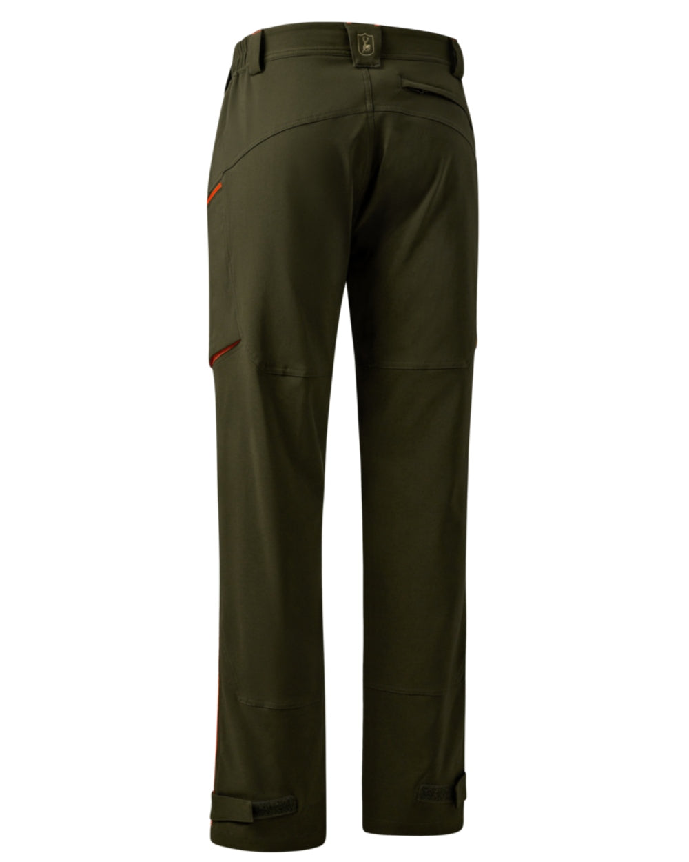 Forest Green coloured Deerhunter Chamois Trousers on white background 