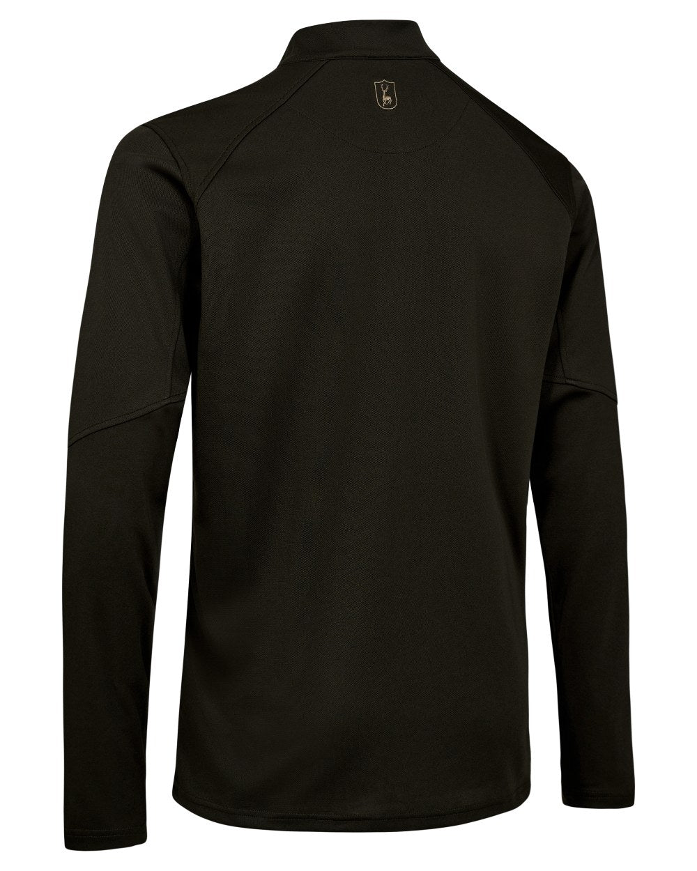 Forest Ember coloured Deerhunter Climate Half Zip Long Sleeve T-Shirt with 37.5® Technology on white background 