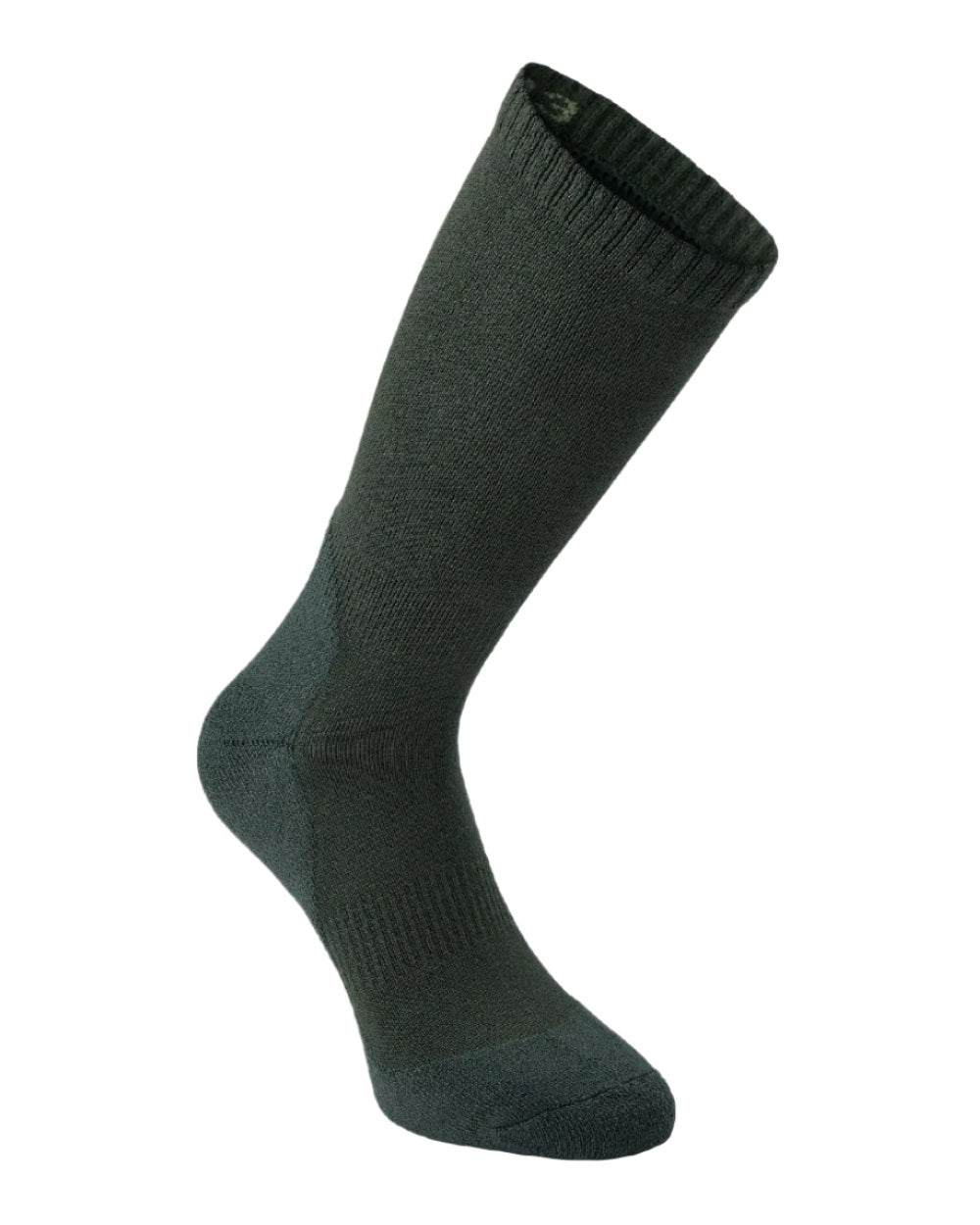 Green coloured Deerhunter Cool Max Socks 2 Pack on white background 