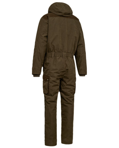Tarmac Green Coloured Deerhunter Eagle Winter Boilersuit on white background 