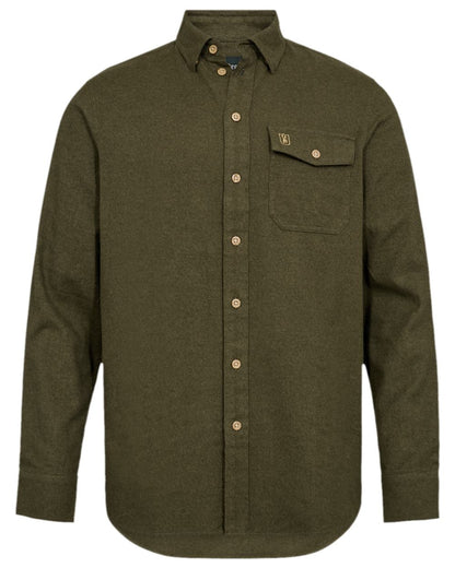 Forest Green Coloured Deerhunter Evan Shirt on white background 