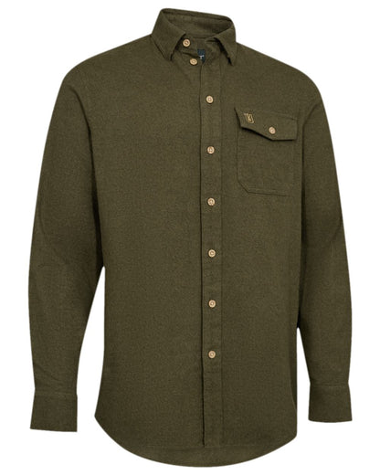 Forest Green Coloured Deerhunter Evan Shirt on white background 