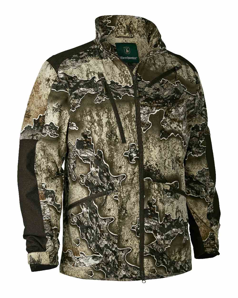 Realtree Excape coloured Deerhunter Excape Light Jacket on white background 