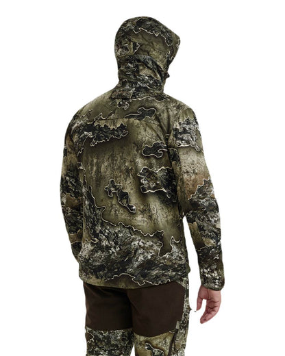 Realtree Excape coloured Deerhunter Excape Softshell Jacket on white background 