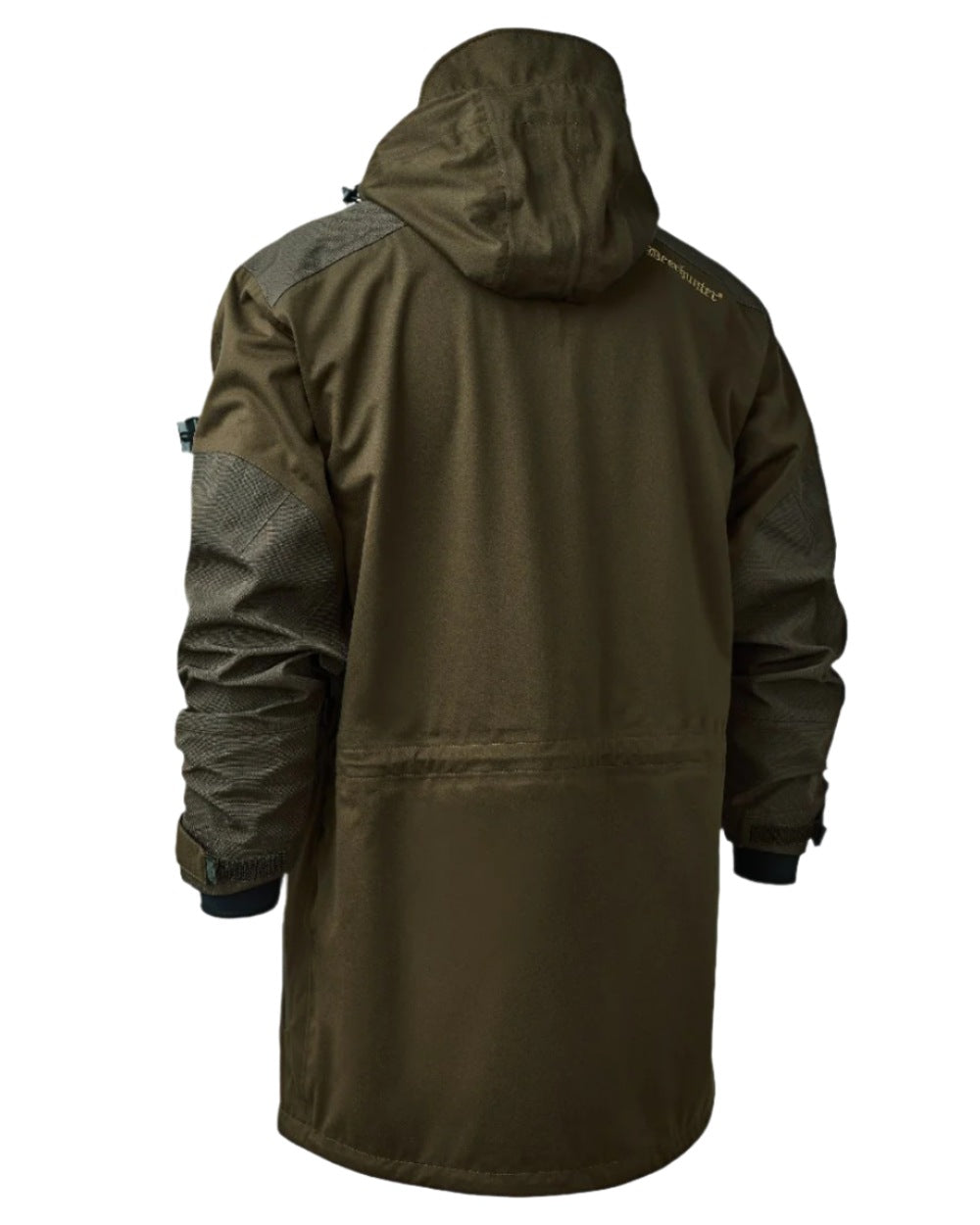 Art Green coloured Deerhunter Excape Waterproof Rain Jacket on white background 