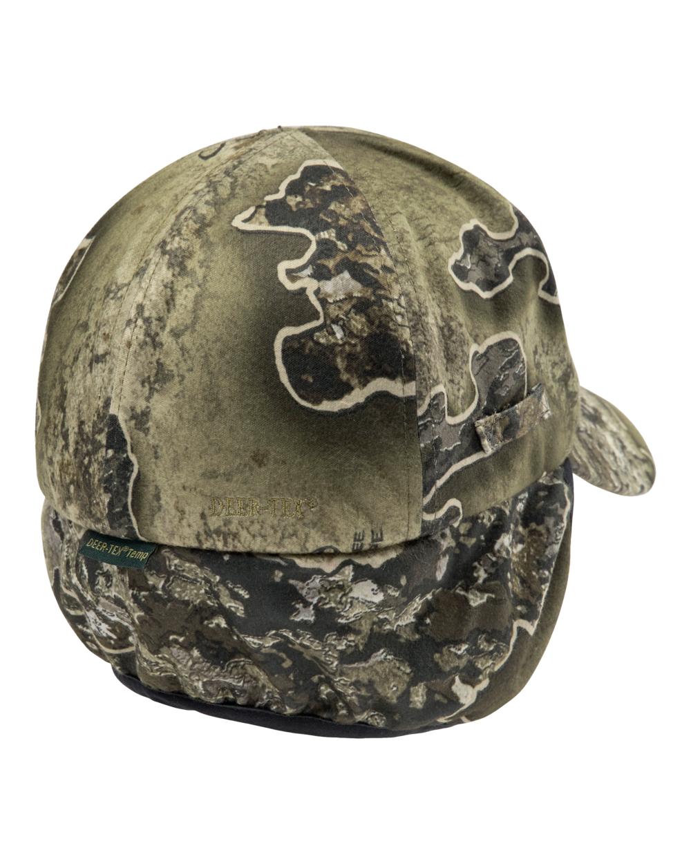 Realtree Excape coloured Deerhunter Excape Winter Cap on white background 
