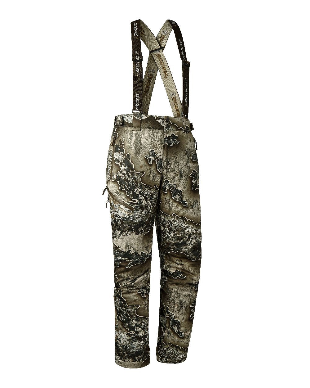 Realtree Excape coloured Deerhunter Excape Winter Waterproof Trousers on white background 