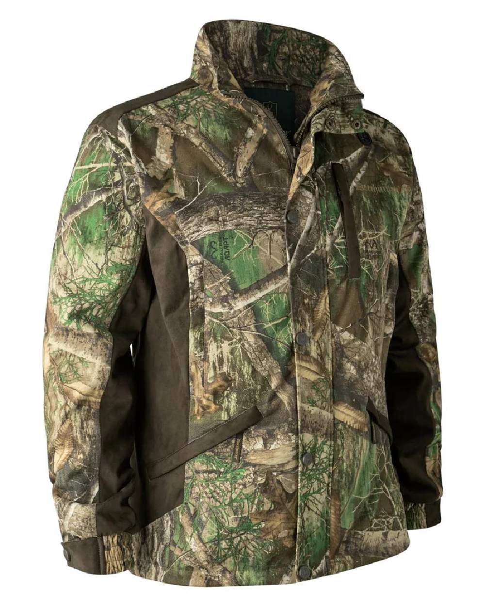 Realtree Adapt Coloured Deerhunter Explore Jacket on white background 