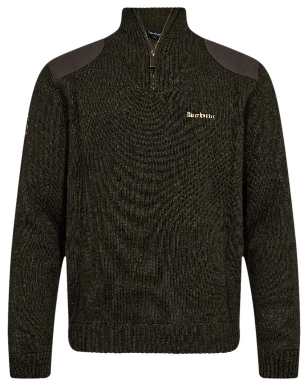 Ridgewood Melange Coloured Deerhunter Finley Stormliner Knit on white background 
