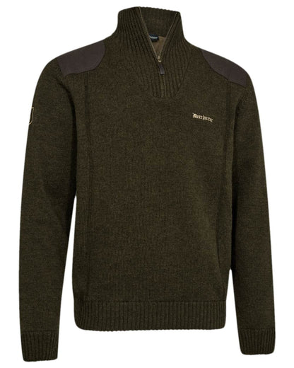 Woodland Melange Coloured Deerhunter Finley Stormliner Knit on white background 