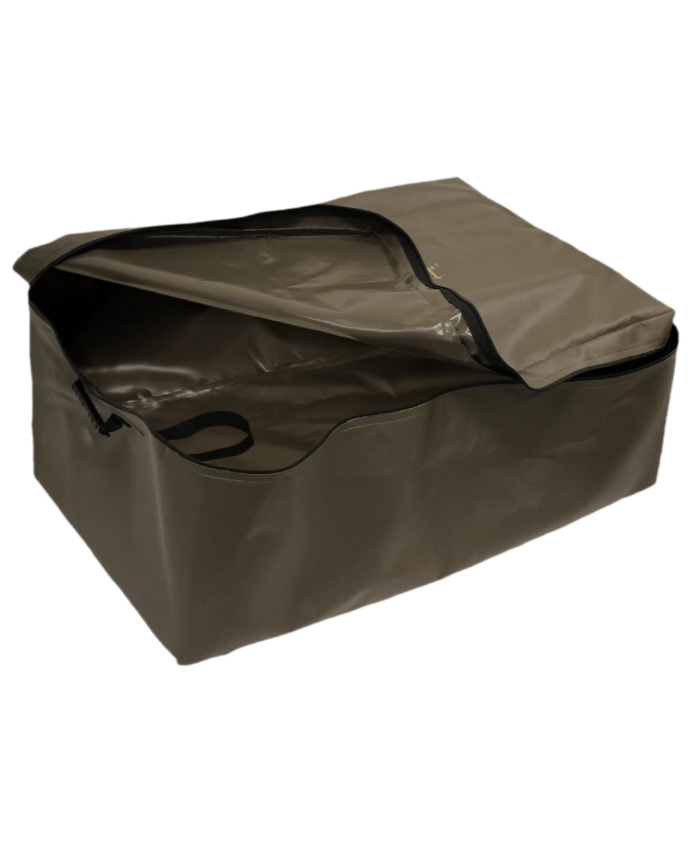 Art Green Coloured Deerhunter Game Bag With Zip Top on white background 