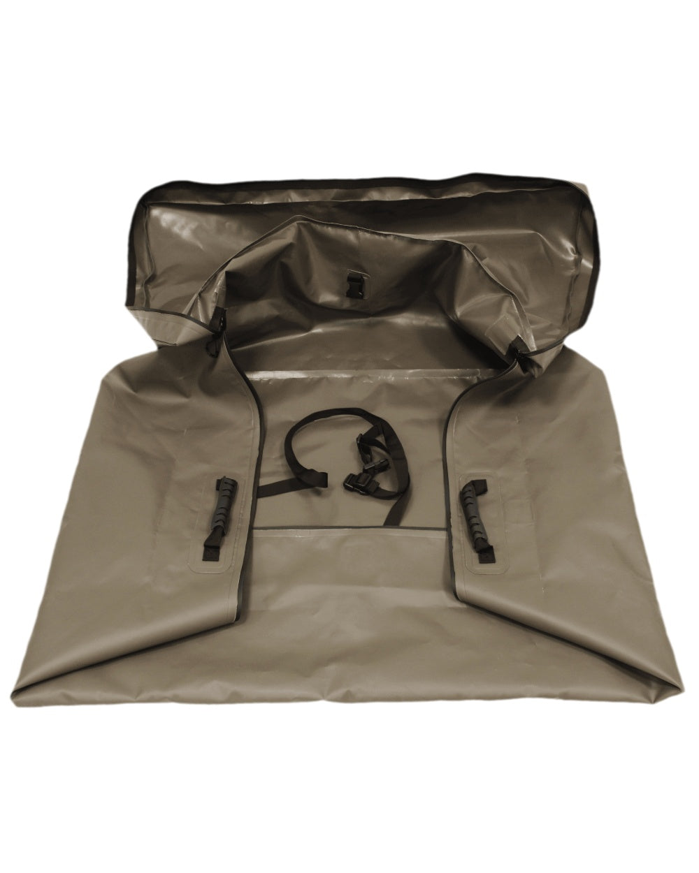 Art Green Coloured Deerhunter Game Bag With Zip Top on white background 
