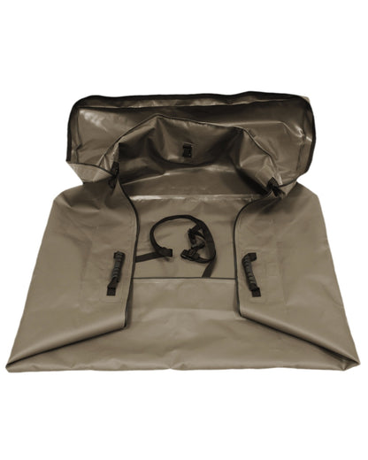 Art Green Coloured Deerhunter Game Bag With Zip Top on white background 