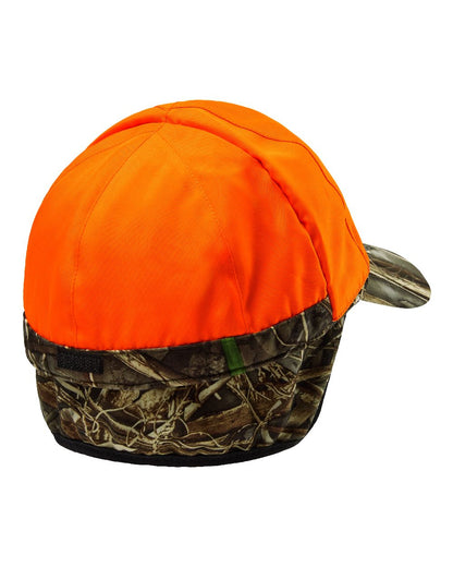 Realtree Max-7 coloured Deerhunter Game Cap with Safety on white background 