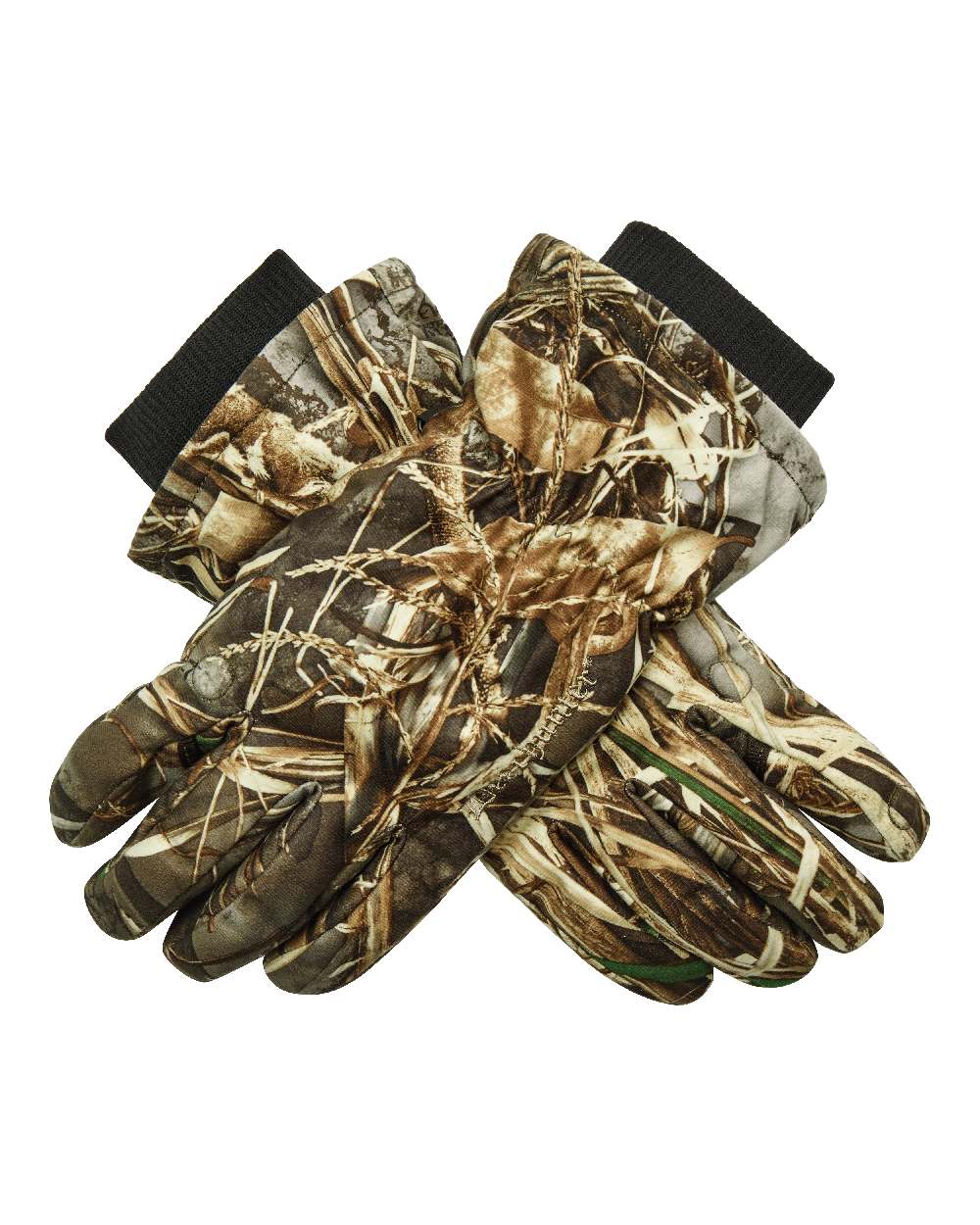 Realtree Max-7 coloured Deerhunter Game Winter Gloves on white background 