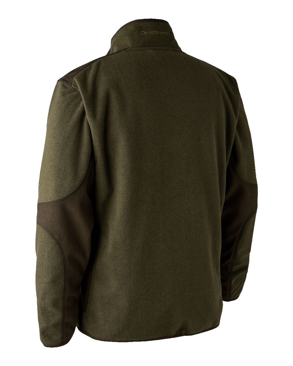 Graphite Green coloured Deerhunter Gamekeeper Bonded Fleece Jacket on white background 