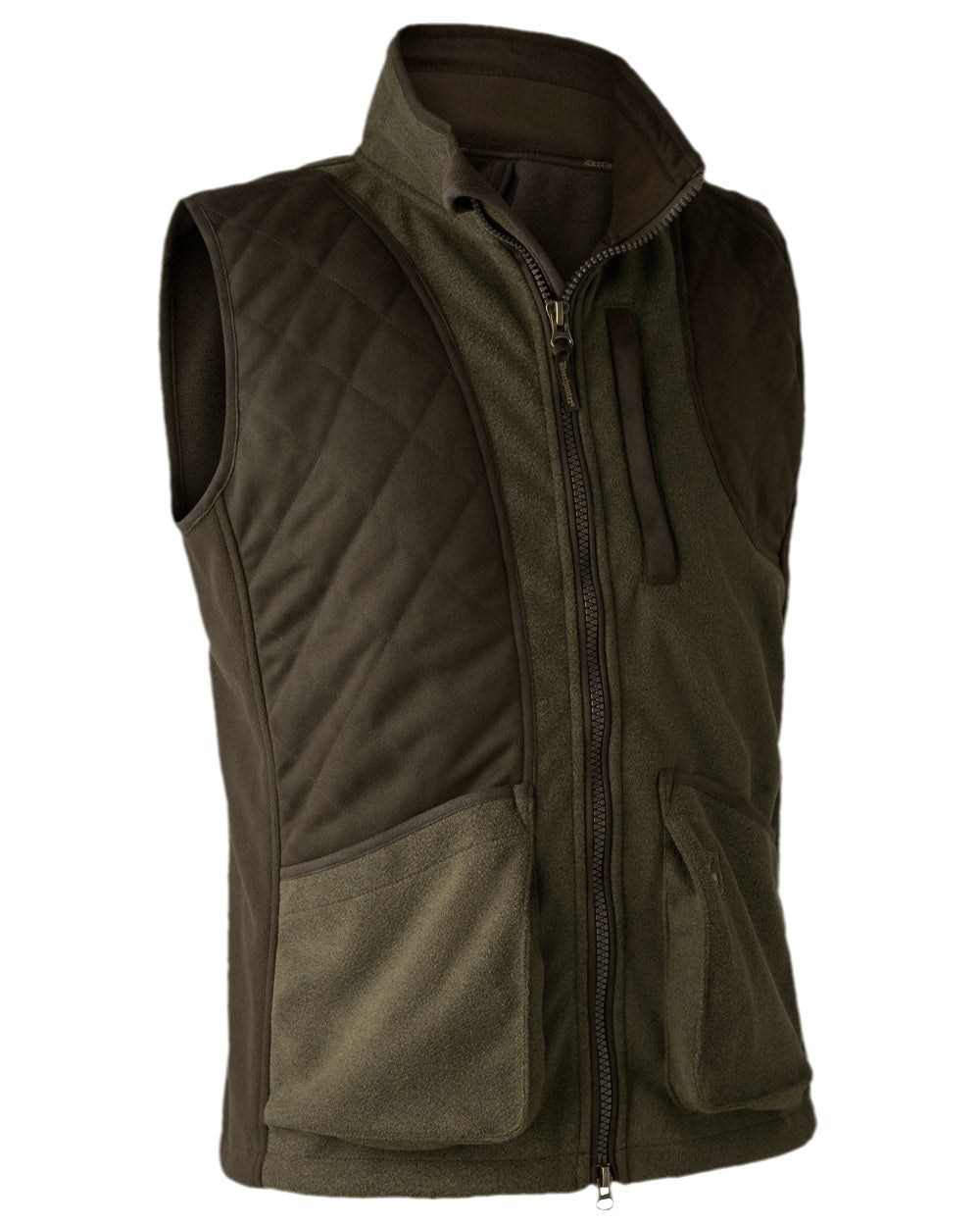 Graphite Green Coloured Deerhunter Gamekeeper Shooting Waistcoat on white background 